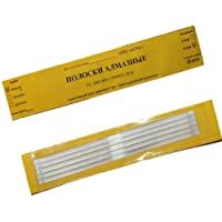 Dental Abrasive Diamond Strips for Dentistry STAINLESS STEEL Strips finishing polishing 4mm Fine Grit 5pcs (yellow)